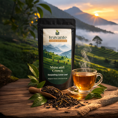 Muscatel Crown premium Darjeeling loose leaf tea