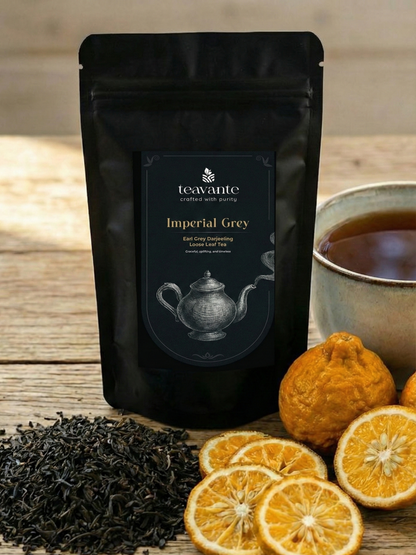 Imperial Grey Darjeeling Earl Grey loose leaf tea